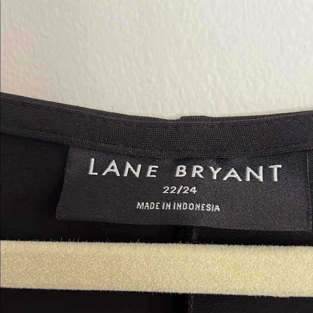 Lane Bryant Black Wrap Midi Dress size 22/24 - Picture 4 of 4